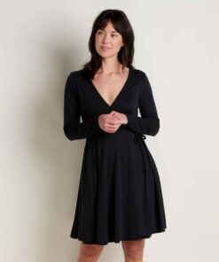 Freesia Long Sleeve Wrap Dress