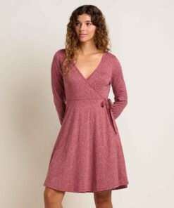 Freesia Long Sleeve Wrap Dress